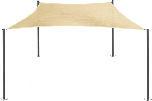 Miniatura 8 de E&K Sunrise - Toldo tipo vela rectangular de 20 x 20 pies, con anilla de acero y cable de alambre, protección UV, para pérgola, patio, jardín