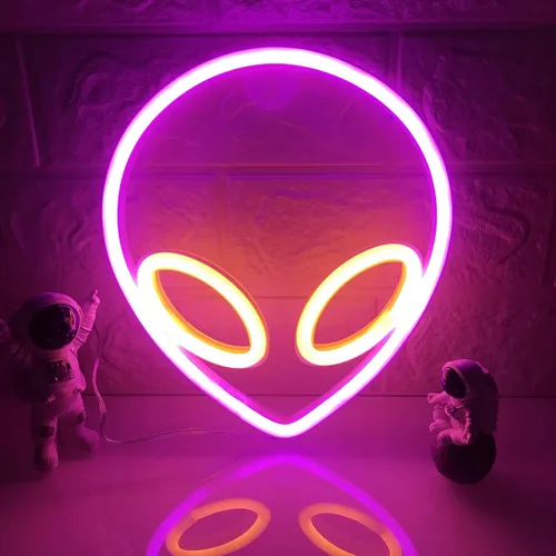 Miniatura 40 de Letreros de neón de nube, luz LED para decoración de pared, funciona con pilas o USB, para dormitorio, estética, habitación de adolescentes, niñas