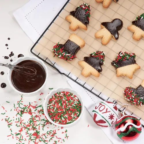 Miniatura 7 de Regalos de galletas de Navidad Galletas de mantequilla de vacaciones Galletas de chocolate copos de nieve, árboles de Navidad, rellenos