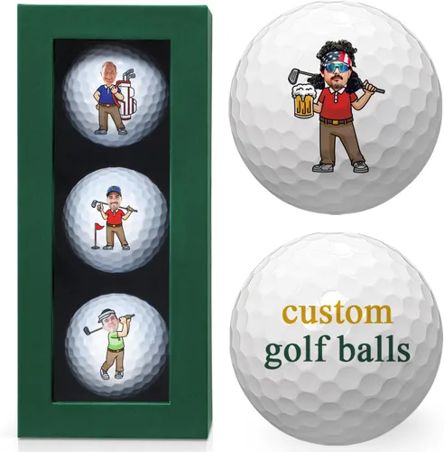 Miniatura 13 de Pelotas de golf personalizadas de With Love From Julie para hombres - Bolas de golf personalizadas - Regalos personalizados de bolas de golf