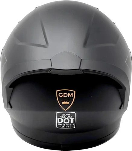 Miniatura 3 de GDM Casco de motocicleta Bluetooth de cara completa con 3 viseras