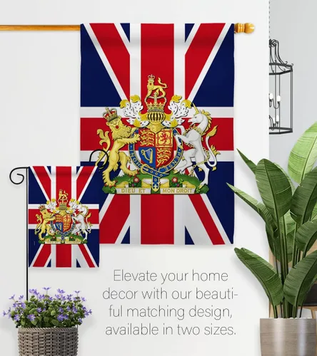 Miniatura 8 de Escudo de armas Bandera de la casa del Reino Unido, dulce vida, simpatía, recuerdo, conmemorativo, duelo, amor, apoyo, emoción, posible, bandera