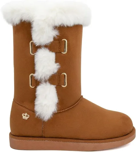 Miniatura 2 de Juicy Couture Botines de invierno sin cordones para mujer, botines cálidos de invierno, Coñac Koded