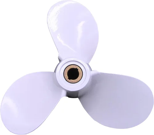 SouthMarine Motor de barco Old Shear Pin Tipo 6E0-45943-00-EL Hélice 3X7-1/2X7 para Yamaha Fueraborda 4HP 5HP Marine 2/4 tiempos Motor