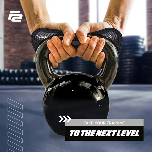 Miniatura 6 de Guantes de entrenamiento Fit Active Sports para el gimnasio - Agarres duraderos para el gimnasio y almohadillas de agarre - Acolchado de goma