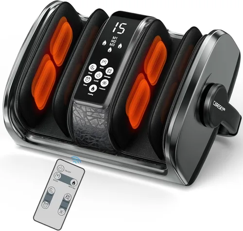 CARESKYpro Artículos elegibles para FSA y HSA, masajeador de pies Shiatsu para neuropatía y alivio del dolor, 3 terapias de calor, 5 intensidades de