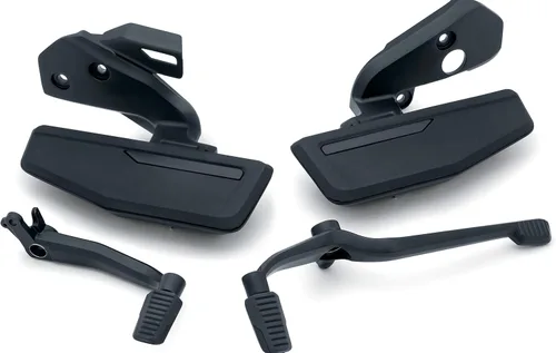 Miniatura 6 de Kuryakyn 6752 Componente de control de pie de motocicleta: Kit Omni Driver Floorboard para motocicletas Honda Gold Wing 2018-20 con transmisión