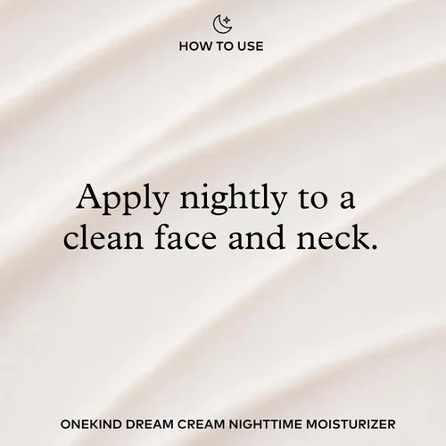 Miniatura 10 de Onekind Hidratante de noche para rostro, crema hidratante de ensueño para arrugas, crema de noche para mujeres antienvejecimiento con escualano