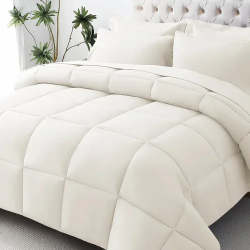 Miniatura 38 de JOLLYVOGUE Juego de edredón individual XL, cama ultrasuave en una bolsa, tamaño individual XL, 5 piezas, juego de ropa de cama certificado Oeko-TEX