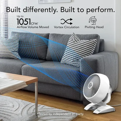 Miniatura 2 de Vornado 6303DC Ventilador circulador de aire mediano inteligente eléctrico con control de velocidad variable