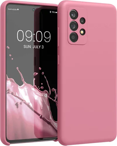 Miniatura 280 de kwmobile Funda Compatible con Samsung Galaxy A14 5G - Funda de teléfono de TPU y silicona con acabado suave - Verde Lima