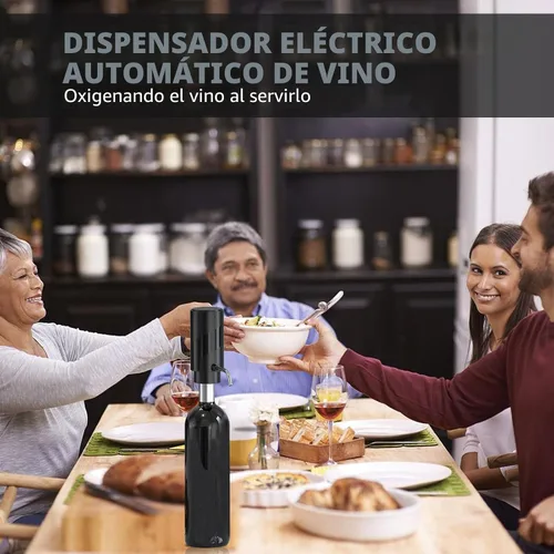Miniatura 5 de Aireador de Vino Descantador de Vino Eléctrico Aireador de Vino Automático, Dispensador de Vino Vertidor de Vino con USB Recargable, Amante del Vino