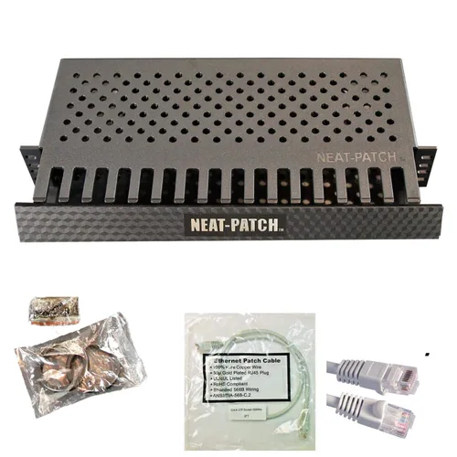 Miniatura 23 de Neat Patch MINI 1U Unidad de gestión de cables de bajo perfil