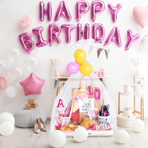 Miniatura 3 de Morepack Bolsas de celofán extra grandes para cestas de regalo de 50 x 60 pulgadas, bolsas de celofán transparente grandes, 10
