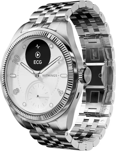 Miniatura 8 de WITHINGS Scanwatch Nova - Reloj inteligente híbrido de salud cardíaca para hombres y mujeres, SPO2, monitoreo de temperatura, sueño, salud Azul