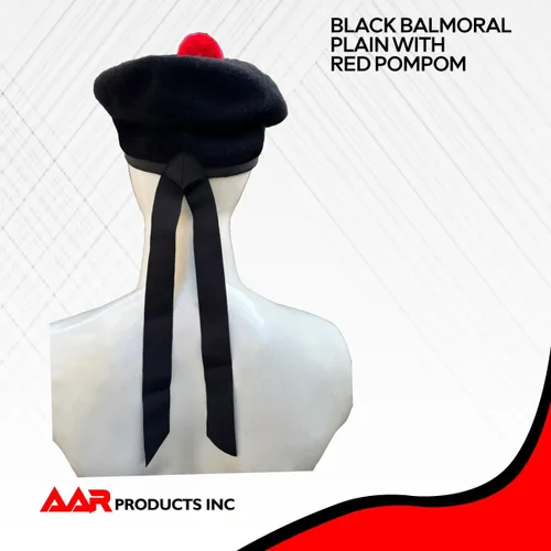 Miniatura 8 de AAR Gorros Glengarry Balmoral Kilt Scottish para hombre en dados y lisos 100% lana Piper 52-62