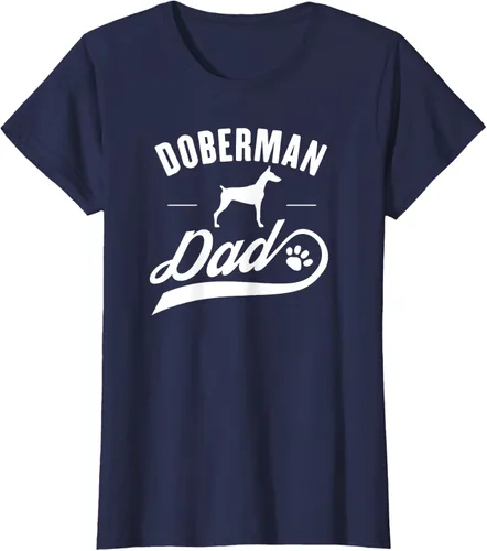 Miniatura 37 de Doberman Dad - Camiseta para amante del dueño del perro, Negro, S