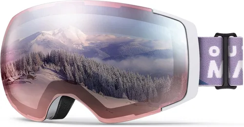 Miniatura 25 de OutdoorMaster Gafas de esquí PRO – sin marco, lente intercambiable, 100% protección UV400, gafas de nieve para hombres y mujeres
