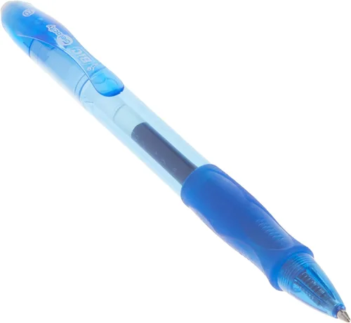 Miniatura 4 de BIC Gelocity Original - Bolígrafos de gel azul, punta media (0.7 mm), paquete de 12 unidades, bolígrafos de gel retráctiles con empuñadura cómoda