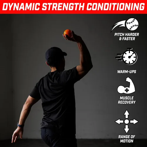 Miniatura 3 de GoSports Plyometric Weighted Balls for Baseball & Softball Training 6 Pack - Choose Pro or Elite Set