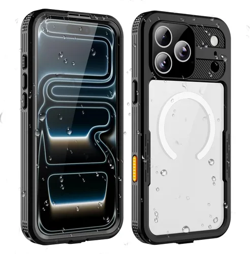 Miniatura 9 de Funda para teléfono impermeable Compatible con iPhone 17 Pro, funda de cuerpo completo IP68 impermeable a prueba de golpes y polvo con protector