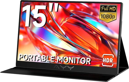 Miniatura 11 de AYY Monitor portátil 4k, pantalla táctil de 13.4" 3840x2160 Segunda pantalla 100% sRGB, 400cd HDR USB C Ultra Slim IPS Monitor portátil para Mac
