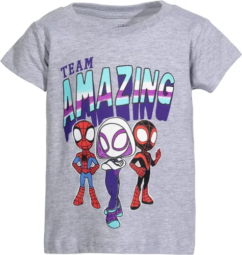Miniatura 3 de Marvel Spidey and His Amazing Friends - Paquete de 2 camisetas para niñas pequeñas