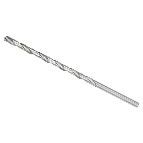 Miniatura 82 de Broca helicoidal extra larga, 0.276 in de diámetro de taladro 9.843 in de longitud total, broca helicoidal de acero de alta velocidad