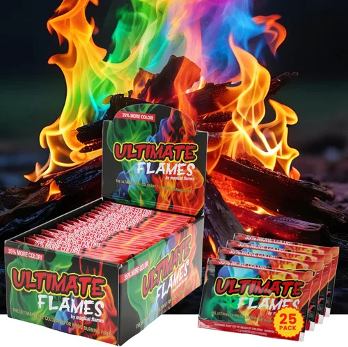 Miniatura 17 de Magical Flames Paquetes de colores de fuego (paquete de 12), fuego multicolor vibrante para hogueras, fogatas, hogueras y chimeneas, artículos