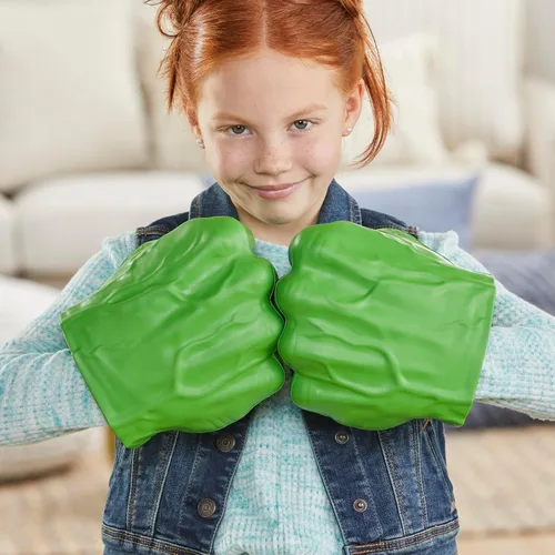 Miniatura 5 de Marvel Puños de Hulk Gamma Smash, juguete de espuma suave para juegos de rol, juguetes de superhéroes de los Vengadores para niños de 5 años