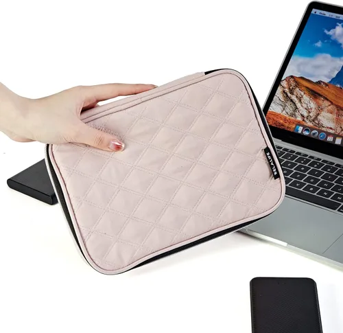 Miniatura 6 de BELALIFE Organizador electrónico, bolsa portátil para cables de viaje, almacenamiento técnico para cable, cargador, teléfono, auriculares, disco