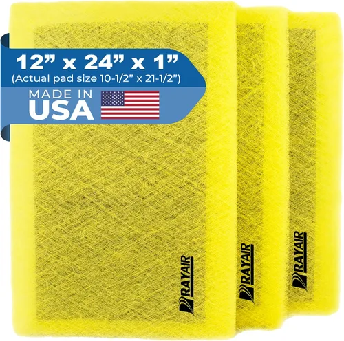 RAYAIR SUPPLY Almohadillas de filtro de repuesto de 12 x 24 pulgadas diseñadas para adaptarse a filtros de aire MicroPower Guard de 12 x 24 pulgadas