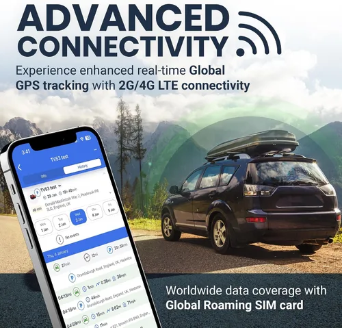 Miniatura 5 de Truview TV500 OBD II, rastreador GPS 4G con SIM global, dispositivo de seguimiento de vehículos confiable y en tiempo real para automóviles