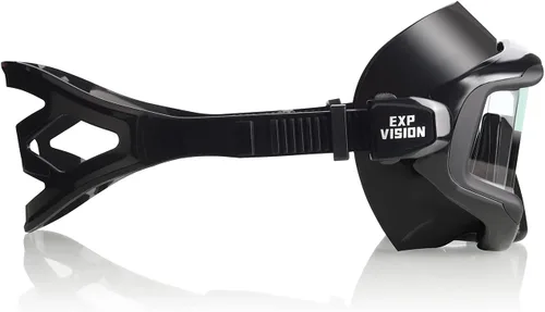 Miniatura 8 de Máscara de buceo Pano 3 para adultos, máscara de esnórquel de vidrio templado, máscara de natación antivaho sin fugas, gafas de natación con Negro