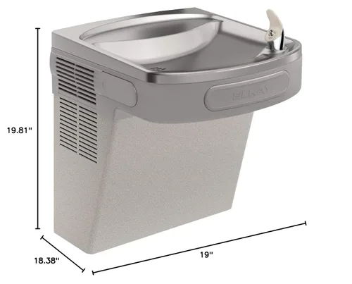 Miniatura 9 de Elkay EZS8L Enfriador de Agua Libre de Barreras, Cumple con ADA, 8 GPH