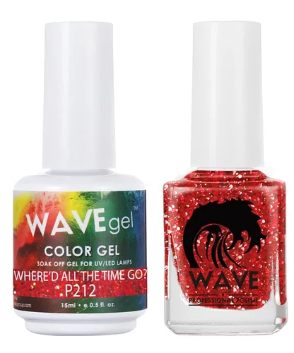 Miniatura 156 de WAVEGEL - Juego dúo de gel y esmalte de uñas a juego - Colección Simplicity - #P109 Blizzard I 0.5 onzas