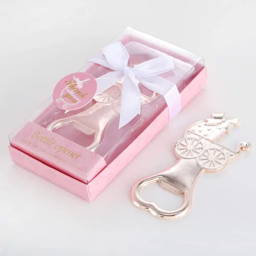 Miniatura 3 de 15 piezas de abrebotellas para baby shower, recuerdos de fiesta en forma de carrige para invitados, lindos suministros de fiesta, regalo para Rosa