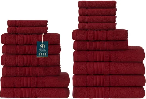 Miniatura 33 de Juego de 4 toallas de baño, 100% algodón turco prémium, toallas turcas de alta calidad para baño, de secado rápido, suaves y absorbentes, incluye 4