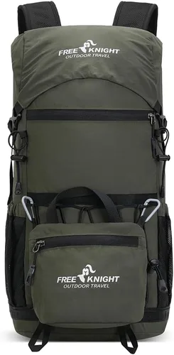 Bseash Mochila de senderismo ligera de 30 L, bolsa de viaje impermeable para deportes al aire libre, mochila para ciclismo, escalada, esquí (verde