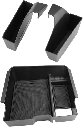 Miniatura 14 de CDEFG Organizador de consola central para Ford Ranger 2026 2026 (Raptor/Lariat/XLT/XL) Accesorios Bandeja de consola central reposabrazos caja