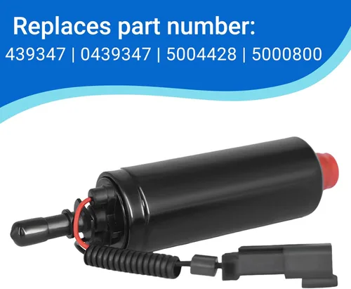 Miniatura 3 de Bomba de combustible para Johnson Evinrude fueraborda OMC 75-175 HP BRP reemplaza 439347 0439347 5004428 5000800 separador de vapor