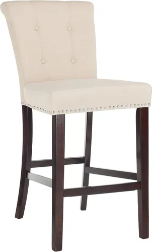 Safavieh Taylor Taburete de bar, beige/espresso