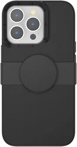 Miniatura 3 de PopSockets Funda para iPhone 13 Pro con agarre y deslizamiento para teléfono, funda para iPhone 13 Pro - Negro