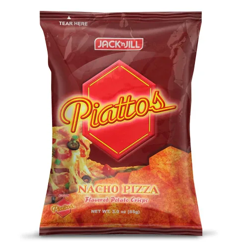 Miniatura 3 de Jack'n Jill Piattos - Patatas fritas saborizadas con sabor a pizza de nacho de 2.8 onzas (paquete de 2)