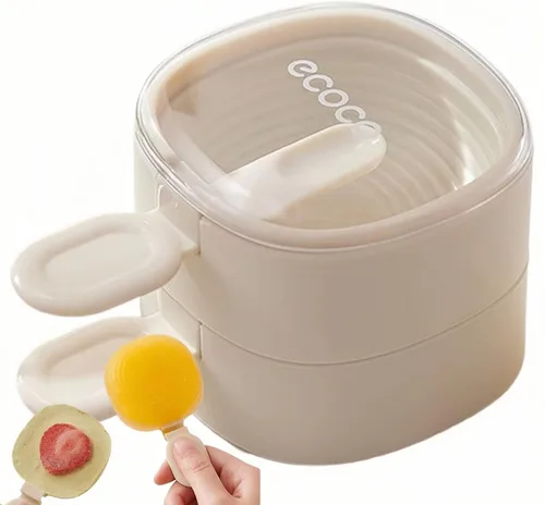Miniatura 13 de Juego de moldes para paletas con palillos, 1 a 2 piezas, moldes de silicona para hacer helados, moldes para helados, accesorios de cocina, fácil