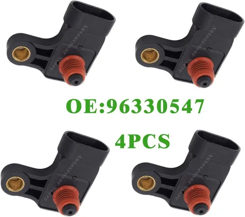Miniatura 2 de LOGEA Interruptor de sensor de presión, 4 piezas 96330547, sensor de presión absoluta MAP compatible con Chevrolet Aveo Aveo5 Compatible con Daewoo