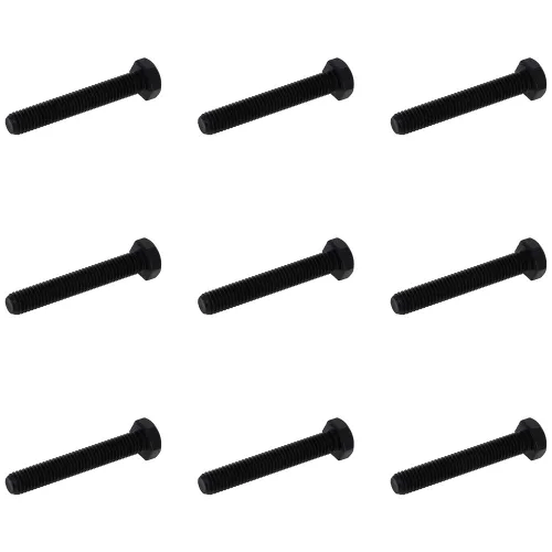 Miniatura 12 de Aicosineg M8 x 0.394 in Acero al carbono Grado 8.8 Tornillo de cabeza hexagonal externa Tornillos de rosca métrica Tornillos hexagonales sujetador
