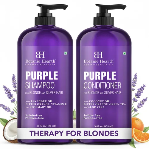 Miniatura 16 de Botanic Hearth Juego de champú y acondicionador para cabello rizado para cabello rizado Desenreda, define y mejora los rizos Con aceite