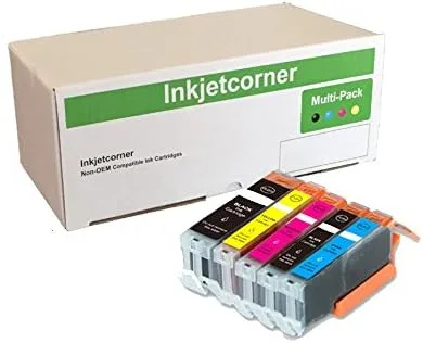 Paquete de 5 cartuchos de tinta compatibles de repuesto para Pixma Series MG5720 MG6820 MG5721 MG5722 MG6821 MG6822