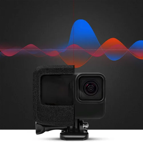 Miniatura 2 de Taisioner Windslayer - Funda para GoPro Hero 8, carcasa negra, accesorio de reducción de ruido
